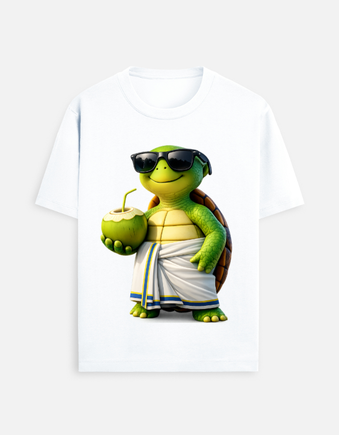 Viral Kerala Turtle T-Shirt for Men | Aama Trend Design | Trending Cultural Tee