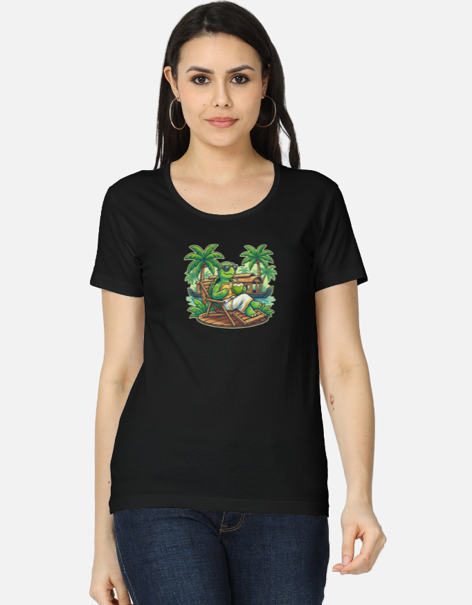 Kerala Aama (Turtle) T-Shirt Women's | Viral Malayalam Meme Graphic Tee